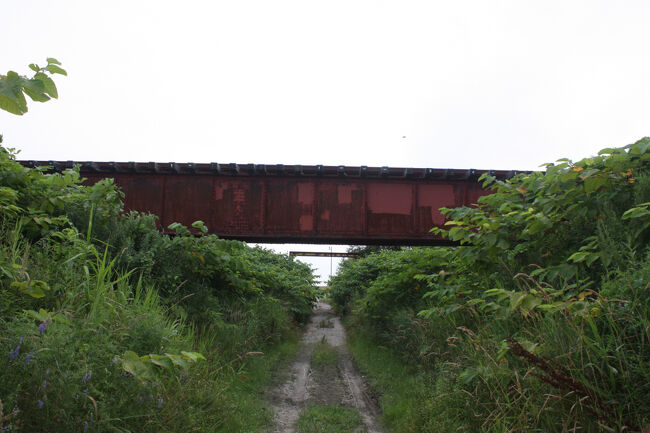 勇払郡むかわ町汐見。<br />くぐり抜けました。