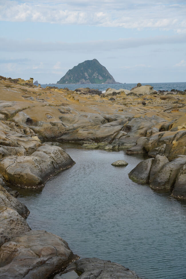 沖の島は、九份から見えてた島かしら。他に無いから、きっとそうですね。