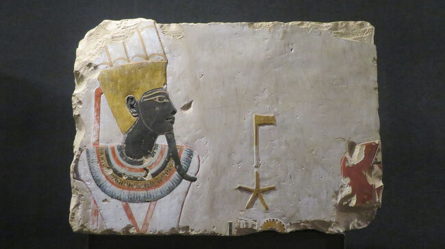 アムン神のレリーフ。