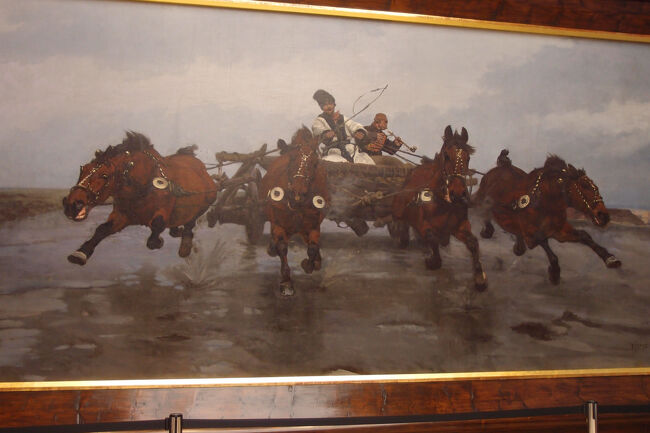 ヨゼフ・チェウモンスキ作「四頭立て」です