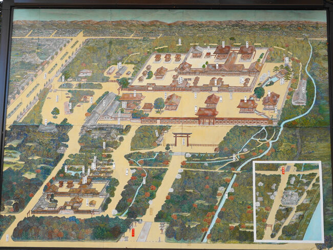 下賀茂神社の全体図を眺めてから、糺の森を後にします。