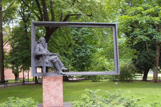 ヤン・マテイコ像です<br />フロリアンスカ公園にあります