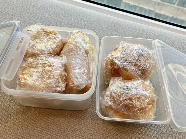 ラップとタッパーは日本より持参です。くずれず空輸成功したよ。さて最後のお散歩行きますかね。