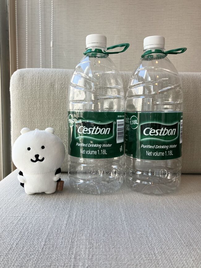 水は飲み切った！