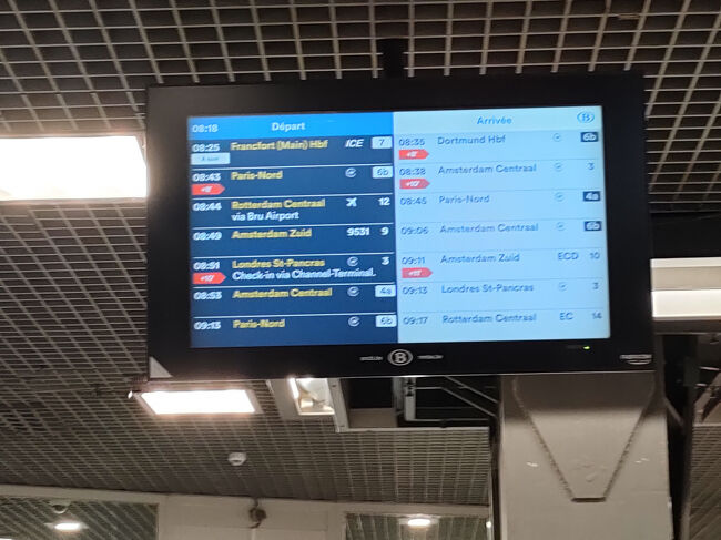 ユーロスター乗り場を探してウロウロ