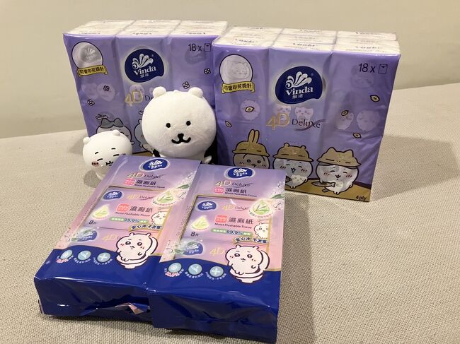 ちいかわtempoとちいかわウェッティ。めちゃかわ。