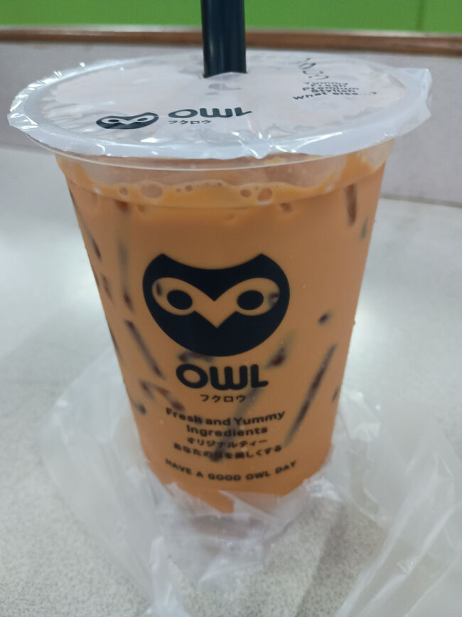 食後は、あまーいタイティ―（120円）です。