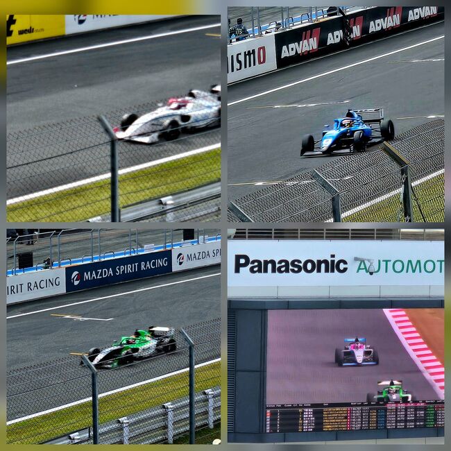 いよいよコースへ。<br />スゴい爆音、目にも止まらぬ早さだ=3=3<br />お腹の底に響く～