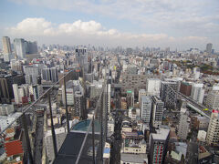 通天閣は今回はじめて上まで登りました。オフシーズンだからか並ばずすぐに入場できました。