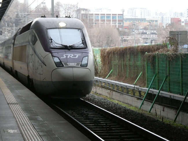 　西大邱駅経由の釜山行きです。<br /><br />　大田駅8:54　→　東大邱駅9:44（SRT313号）