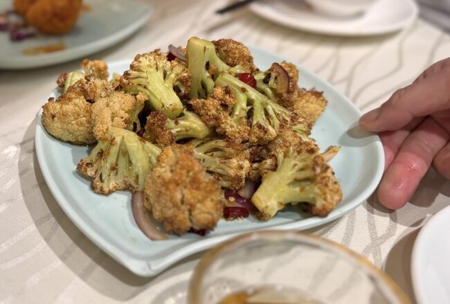 カリフラワー炒め物。