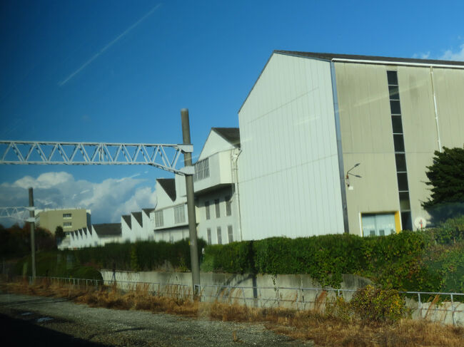 トヨタの本社工場の脇を通りました。