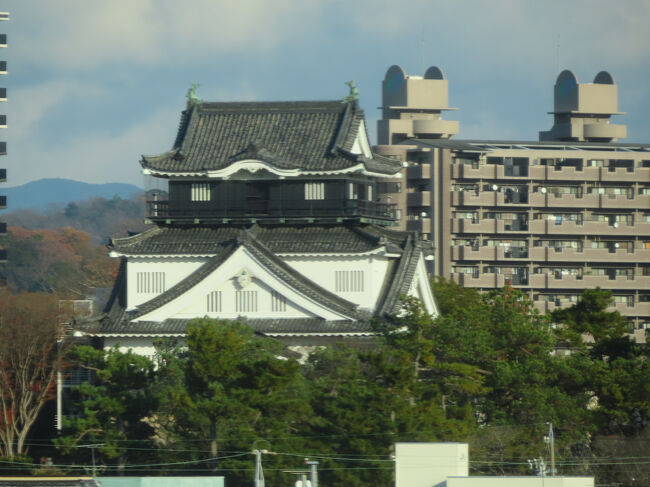 建物で見え隠れする中で何枚も撮りました。これが一番良かったかな。