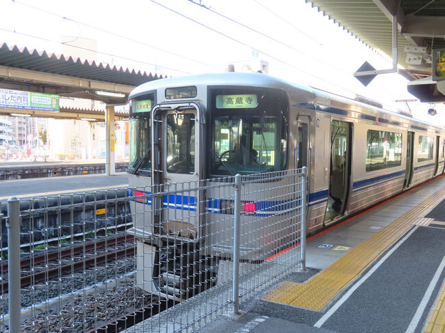 14:43、岡崎駅に到着。すでに折り返しの表示になっていてびっくり。