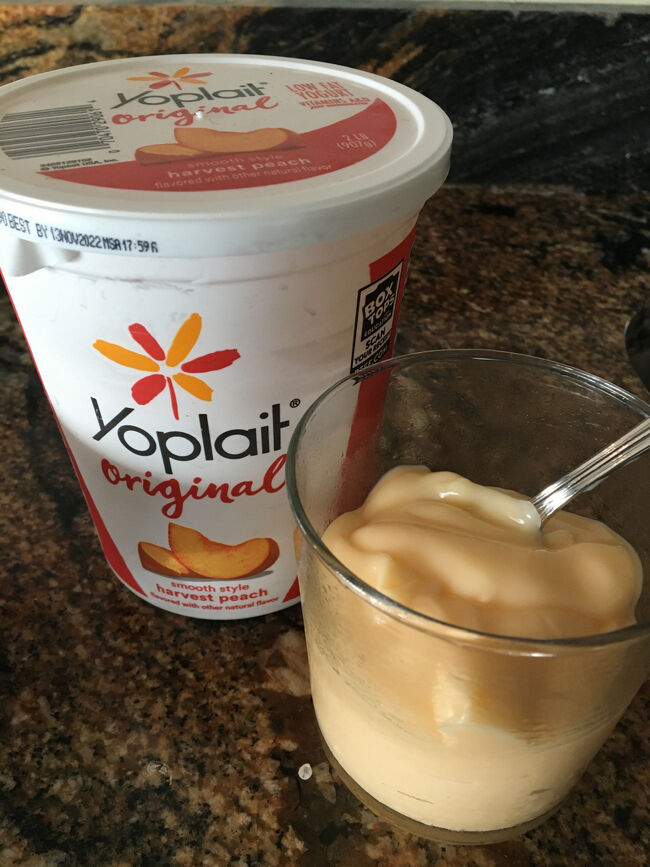 ほどほどの甘さのヨーグルト