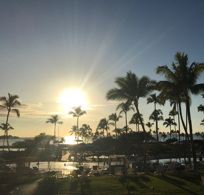 マリオットホテルでサンセットを待ちます