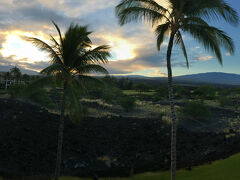 今朝は雲が多め