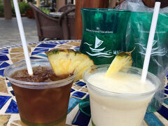 キングスランドのビストロでカクテル。