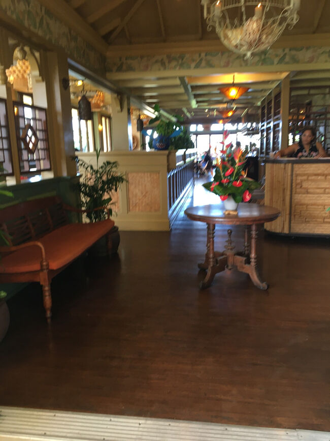 レストランの入り口