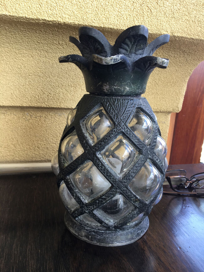 パイナップル型のランプが可愛い