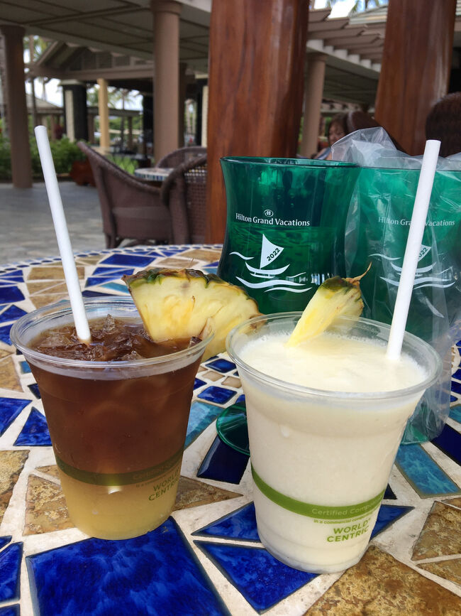 キングスランドのビストロでカクテル。