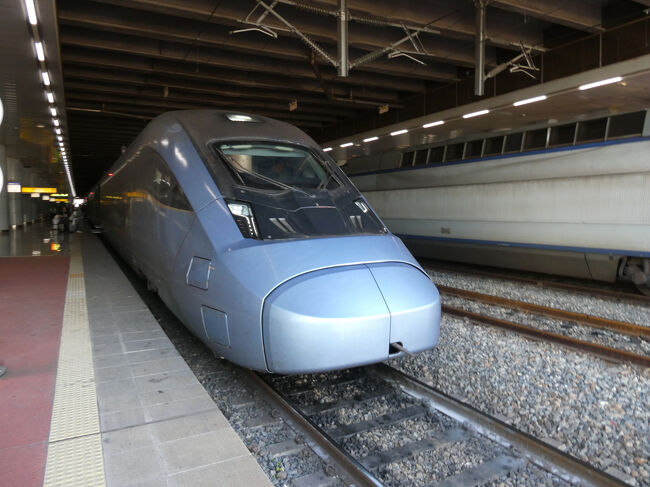 　釜山駅12:34　→　13:13（KTX32号）