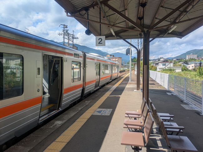 13:46 高山から乗った列車は