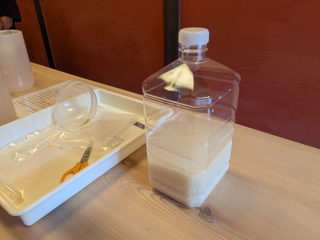 よく撹拌すれば作業終了。