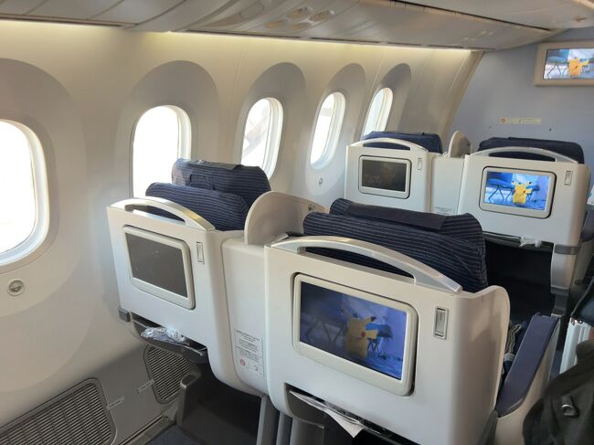 　ビジネスクラスの横を通りおります。