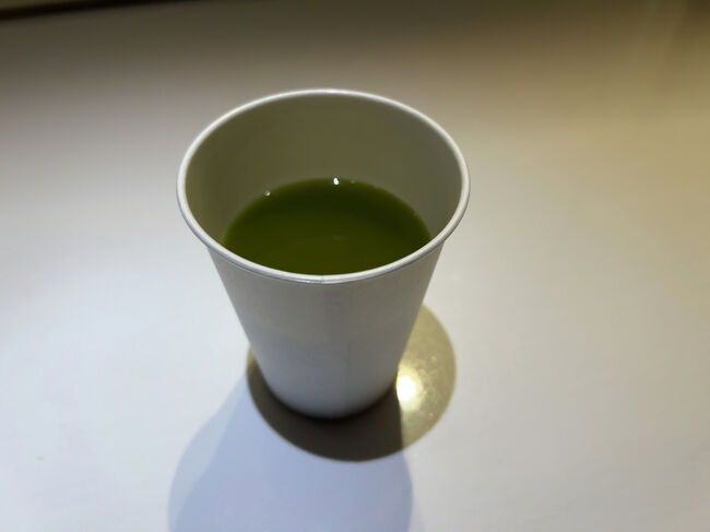 　青汁１杯いただきます。
