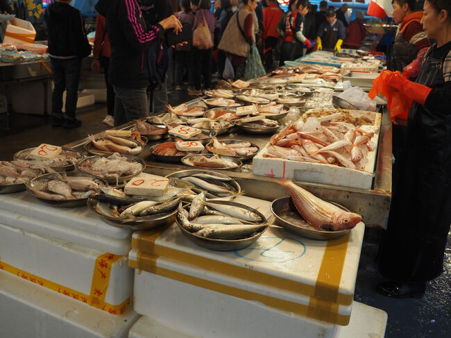 沢山お魚が並んでいました。