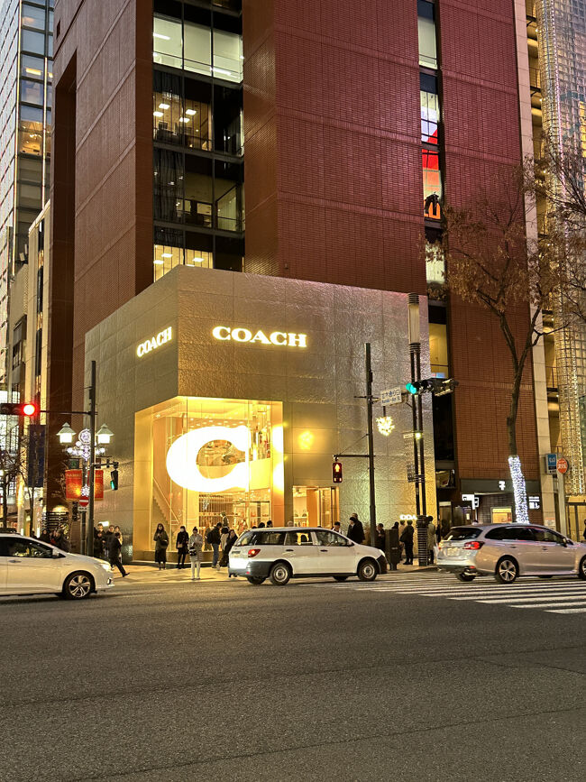 銀座って・・・こんな街・COACH 銀座店<br />新しいCOACH 銀座店は、ニューヨークの都会的な力強さと、東京の洗練されたスタイルが融合したデザインが特徴です。 ファサードにはニューヨークのスカイラインをイメージしたルーバーが配され、見る角度によって印象が変わります。 