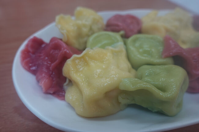 水餃と分かっちゃいても、お菓子に見えたり。