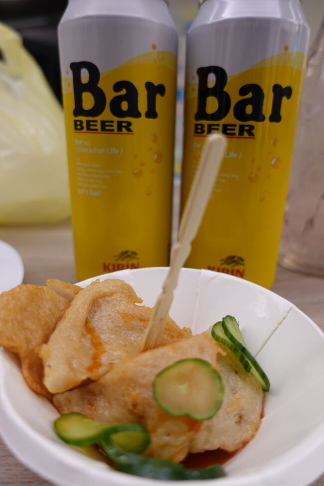 んで、本日はつまみ充実。天婦羅もつまみます。やっぱ、合間の胡瓜、えぇですよね。なんでこないだ入ってへんかった？