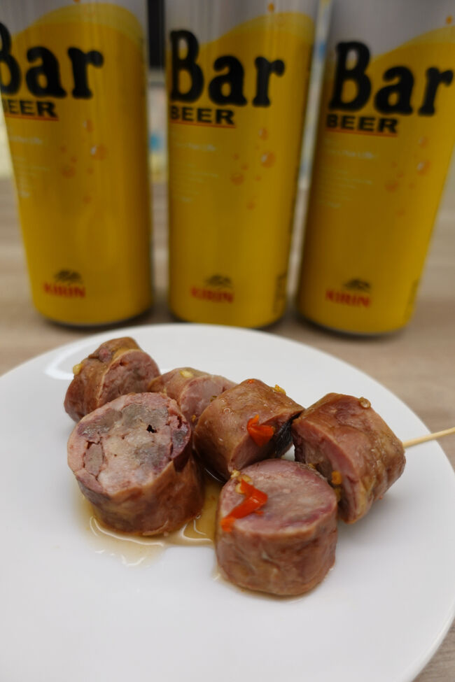 まだあります。猪肝腸。見た目の通り、香腸やねんけど、