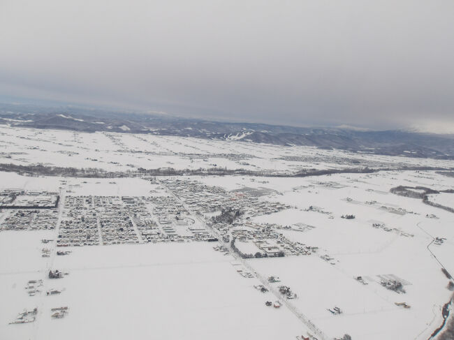 旭川を離陸。<br />白銀の世界を目に焼き付けます。<br /><br />2025年も本当に色んな所へ旅したなぁ。<br />シンさんとも飛鳥Ⅱに２回も乗船したのも良き思い出です。<br />２月の沖縄の旅ではリニューアルしたホテルに２番目のお客さまには驚いたし。
