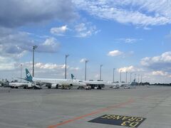 ミュンヘン空港着