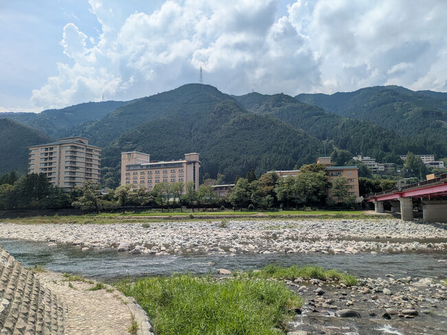 飛騨川に注ぐ。