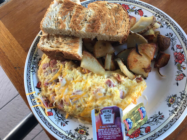 ハム＆チーズのオムレツ