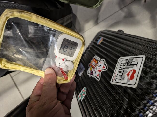 ラパスからコロンビアを経由して、カナダトロントへ<br /><br />ボゴタ、エルドラド空港の入国の長い列でお稲荷さん発見。（スペイン語のご夫婦）<br /><br />蛇行してるので、そのタイミングで何回か瞬間喋る。<br />最期、私がカバンにぶら下げてるお稲荷さんと記念撮影をする。<br /><br />奥さんが、私のお稲荷さんを持ち、旦那さんが、スーツケースの位置を整え、私が写真を撮った。<br />ほんの一瞬のチームワーク。<br /><br />お稲荷さんのパワーと見守りを痛感した。