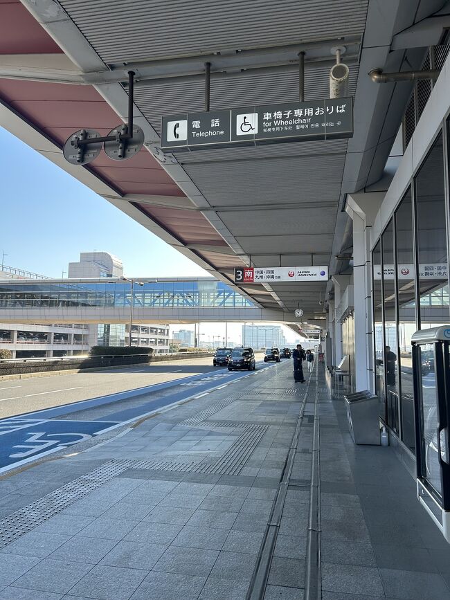 羽田空港に到着。これから娘一家在住の長崎に初めて1人で向かいます。