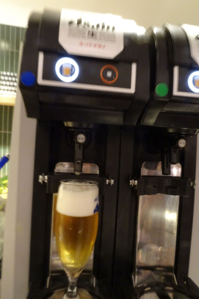 ビールサーバーは「スーパードライ」と「エビス」