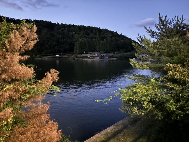 東側は宿の灯りで自然のライトアップになっています。