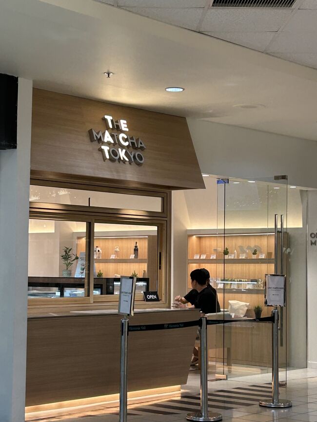 抹茶カフェができてました。<br />日本すごいな！