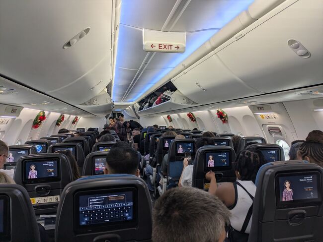 シンガポール航空チャンギ行きに搭乗