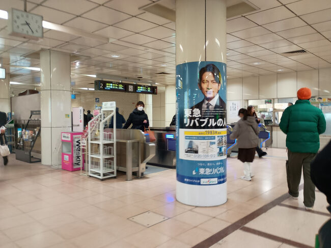 仙台駅まで町の中を歩いていこうと思ったが定禅寺通と同じように人混みが凄い。なので近くの勾当台公園駅から地下鉄に乗ることにした。