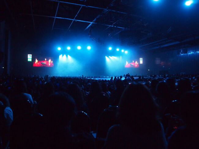 1日目は1段高くなった席からなので全体が見えて良かった