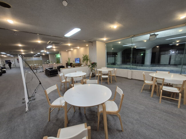 湯上りにリラックス出来るスペースです