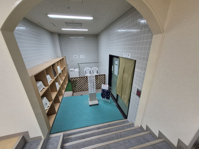 大浴場を抜けて・・・