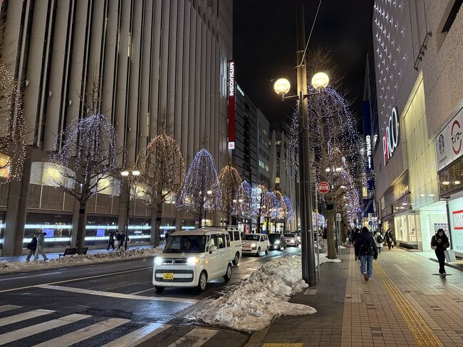 パルコのあたりもイルミです。